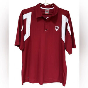 Nike | Indiana University Logo Polo, Size Large
